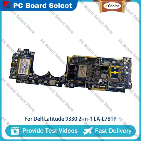 For Dell Latitude 9330 2-in-1 LA-L781P Motherboard 00Y1WN 0DXMXY CN-0DXMXY Supports i5 i7 CPU HDB32 