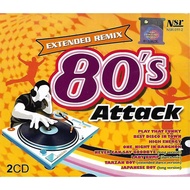 Extended Remix 80's Attack 2CD Original Artist 80's Disco Dance Hits