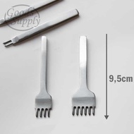 Terpopuler Prong Stitching hole punch leather tools 1set ( 4pcs Prong ) 4mm