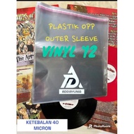 Opp Sleeve Vinyl Plastic '12 - Vinyl '7 - Opp Sleeve Black Plate Plastic - PH - Plate