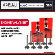 Engine Valve Set FUJI 0129-0030 / 0079 - MITSUBISHI 4D56 ADVENTURE DIESEL