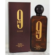 Parfum Spray Diviloo 9PM Elixir Black, Rebel EDP 100ml Perfume for Men Inspired by AFnan, Fragrance 