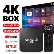 Android Tv Box MXQ Pro Android 13.0os 2.4G WIFI 16gb Ram 256gb Rom STB 4K Smart TV Box Unlock Tv Box