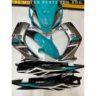 COVER SET LC135 VIETNAM STYLE HIJAU SILVER <2020-88>