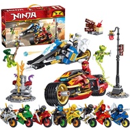 Phantom Ninja Mega ล้อรถจักรยานยนต์ Chase Ghost Face เสื้อกล้าม Minifigure Building Blocks ของเล่นเด