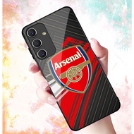 Ốp Lưng SAMSUNG A15 A25 5G A35 A55 5G mặt kính cường lực cao cấp In hình Câu Lạc Bộ Bóng Đá