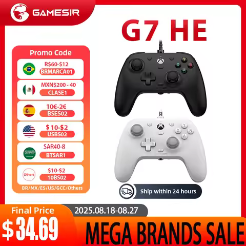 Original GameSir G7 HE Xbox Gaming Controller Hall Effect Gamepad for Xbox Series X, Xbox Series S, 