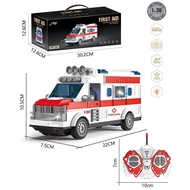 *Ready Stock* Sitong Light Remote Control Car Boy Wireless Electric Simulation Ambulance Children's 