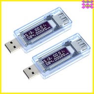【】2Pcs USB Voltage Ampere Meter LCD Power  for Battery Meter KWS-V20 Capacity Tester
