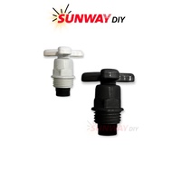 PVC Stopcock valve REPLACEMENT Spare Part Head Socket Type Plastic Stopcock Stop Valve Kepala Paip A