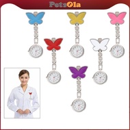 [PETSOLA] Nursing Watch Brooch Fob Doctor Watch Clip Brooch Hanging Fob Watches Gift