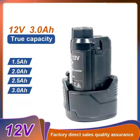 For aeg 12v battery 1.5 3Ah Rechargeable replaceable Lithium Battery power tool L1215 BS12C,BS12C2,B