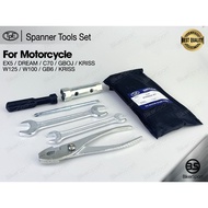EX5 DREAM C70 GBOJ KRISS W125 W100 GB6 KRISS Plug Spanner Tools Set Spanar Plug Tools Set Alat Palam