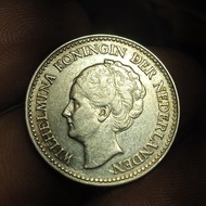 Coin Perak Nederland 1/2 Gulden 1929
