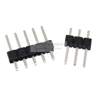 2.54MM Single-row pin spacing 1*2/3/4/5/6/8/10/20/40P Direct plug female socket pin, straight copper