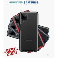 Samsung A12 M12 Case frosted hard case tritone casing cover samsung a12 m12