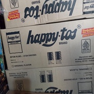 Makanan Ringan HAPPY TOS KARTON Rasa Jagung Original TORTILLA CHIPS