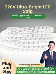 YUANMUXUAN | Ultra-bright Water-resistant Outdoor Facade Lighting Strip 220V