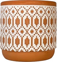 Ceramic Bowl, Stylish, Small, Kikko Pot, Orange, W 4.6 x D 4.6 x H 4.1 inches (118 x 118 x 112 mm)