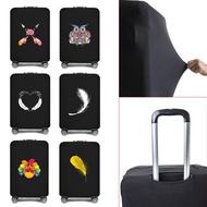 Luggage Cover 18-32 Inch Suitcase Protective Covers Feather Print Baggage Elastic Dust Case Cover