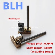 1024-N20 gear reducer motor inverted threaded shaft M4*55MM 3V 6V 12V 15RPM 25RPM 30RPM 60RPM 100RPM