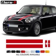 Car Hood Rear Stripes Kit for MINI Cooper R56 Hatchback 2006-2013 Bonnet Trunk Vinyl Decal Stickers