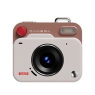 Mini Retro Camera 48MP, 1080P Video, Portable Vintage Digital Camera with Mechanical Flash & Type-C