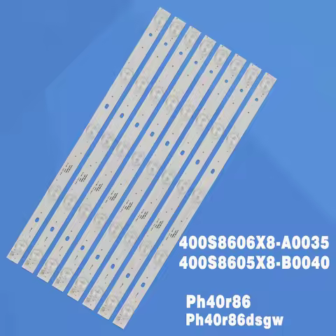 1 5 10 50kits New 5LED 389mm LED backlight strip for Philco PH40R86 PH40R86DSGW 400S8605X8-B0040 400