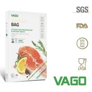 VAGO - VAGO FRESH 食物真空袋｜食物袋｜保鮮袋 大碼 (10件/盒) 34×26cm