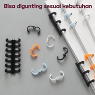 [Grosir] DIY Ring Binder Spiral Plastik Strip Binding Jilid Bahan Plastik Warna Macaron Lucu Buku Ku