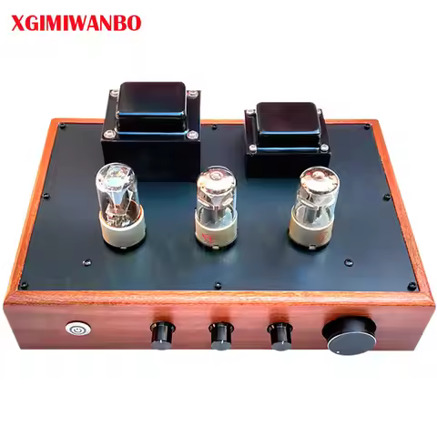 AOSIBAO HIFI 6N8P 6SN7 CV181 Vacuum Tube Preamp 6Z5P Rectifier With tones Angel Eyes Vacuum Tube Pre