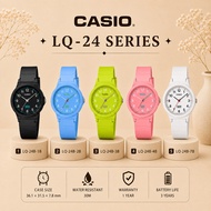 CASIO LQ-24 LQ-24B Series Kids Casio Woman Watch Quartz Colorful Rainbow Color Watch Casio Kids LQ-2