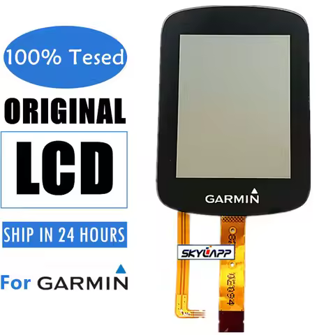 Skylarpu 1.8' LCD Screen for GARMIN EDGE 130 Plus LCD Display Screen Panel Direct Replacement Cracke