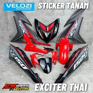 “STICKER TANAM”VELOZI COVER SET Y15ZR V1 V2 EXCITER THAI MERAH BIRU EDITION/ Y15ZR EXCITER THAI MERA