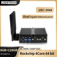 Liontron RK3568บลูทูธคอมพิวเตอร์ขนาดเล็กแอนดรอยด์,อีเธอร์เน็ทไวไฟกิกะบิต Bt Linux All In One Destop คอมพิวเตอร์ Linux SDK โอเพนซอร์ส