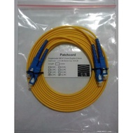 Patchcord Fiber Optic SC SC Duplex SM 9/ 125um 1 meter