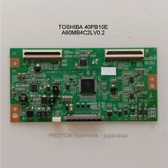 PHILIPS LAYAR Toshiba Regza 40PB10E TV Screen Tcon Display Regza A60MB4C2LV0.2 A60MB4C2L V0.2 LCD LE