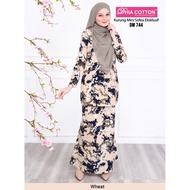 Baju Raya Sedondon Suami Isteri Lelaki Perempuan 2022 By Dhia Cotton Saiz XS Hingga 4XL Kod 744