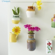 EXPEN Vase Fridge Magnets, Decorative Handmade Mini Ceramic Vase, DIY Craft Small Unique Vase Refrig
