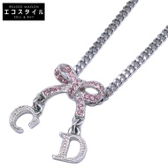 Christian Dior 水鑽RIBONTOP項鍊 [二手]