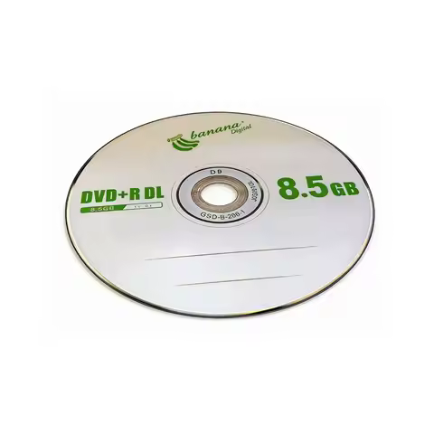 8.5GB DVD+R DL Discs 8.5G D9 Double Layer D9L DVD Disc 1X-8X 5Pcs
