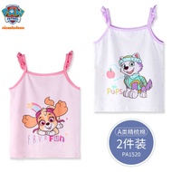 2PCS/SET Genuine Paw Kid Underwear Puppy Patrulla Canina Patrol Canine Children Summer Vest Chase Skye Everest