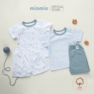 Combo 2 Bộ Quần Áo Cộc Nút Vai Sơ Sinh MIOMIO Cho Bé Trai Bé Gái (Từ 0 - 24 Tháng) Vải Cotton