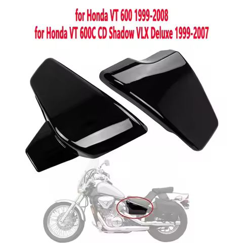 Motorcycle Side Battery Covers Fairing Guard Protector Parts for Honda VT 600C CD Shadow VLX Deluxe 