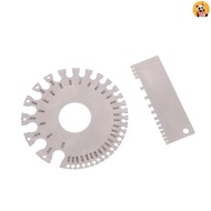 [CO] 0-36 Round AWG SWG Wire Gauge Thiness Ruler Gauge Diameter Stainless Steel Measurer Tool Weldin