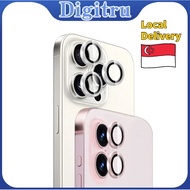 🔥SG Stock｜iPhone 14/15/16/17 Pro/PM/Plus Lens Protector｜CD Pattern｜9H Anti-Fingerprint｜7 Colors