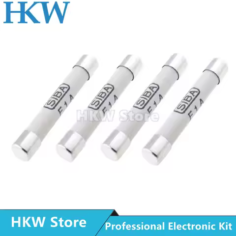 1piece SIBA 710340/184000 8*50mm Fast Blow Tube Fuses 1.2KV 1A 2A 6.3A F1A F2A F6.3A 1200V Ceramic F