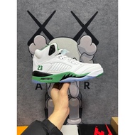 Cost-Effective Full Opening 47 Air Jordan 5 Retro "Lucky Green" High-Top AJ5 White Green Jordan 5th 