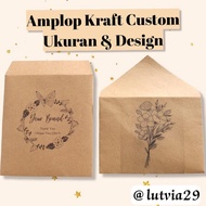 Amplop Custom Cetak Amplop Wedding Undangan A5 /Amplop Packing Custom