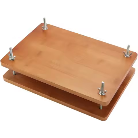 Book Press Large Flower Press 11.6 x 7.87 Inch Wooden Flower Pressing Kit for Pressing Flower Crafts